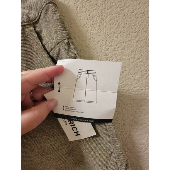 NWT Woolrich A-line Skirt, Dark Khaki Color Size 14 - Picture 7 of 14